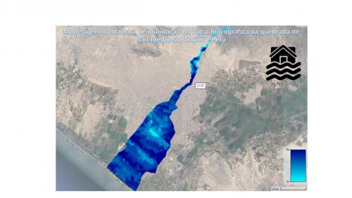 Modelagem da mancha de inundação na bacia hidrográfica de San Idelfonso - Perú