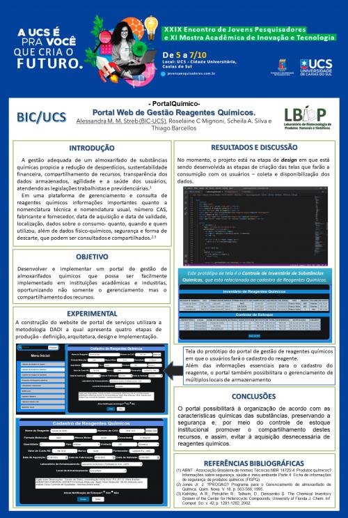 Portal Web de Gestão de Reagentes Químicos