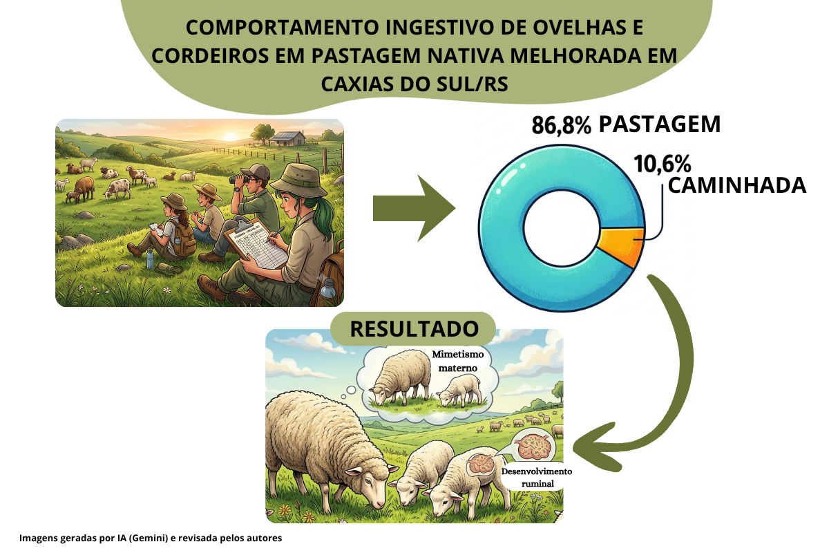 COMPORTAMENTO INGESTIVO DE OVELHAS E CORDEIROS EM PASTAGEM NATIVA MELHORADA- RS