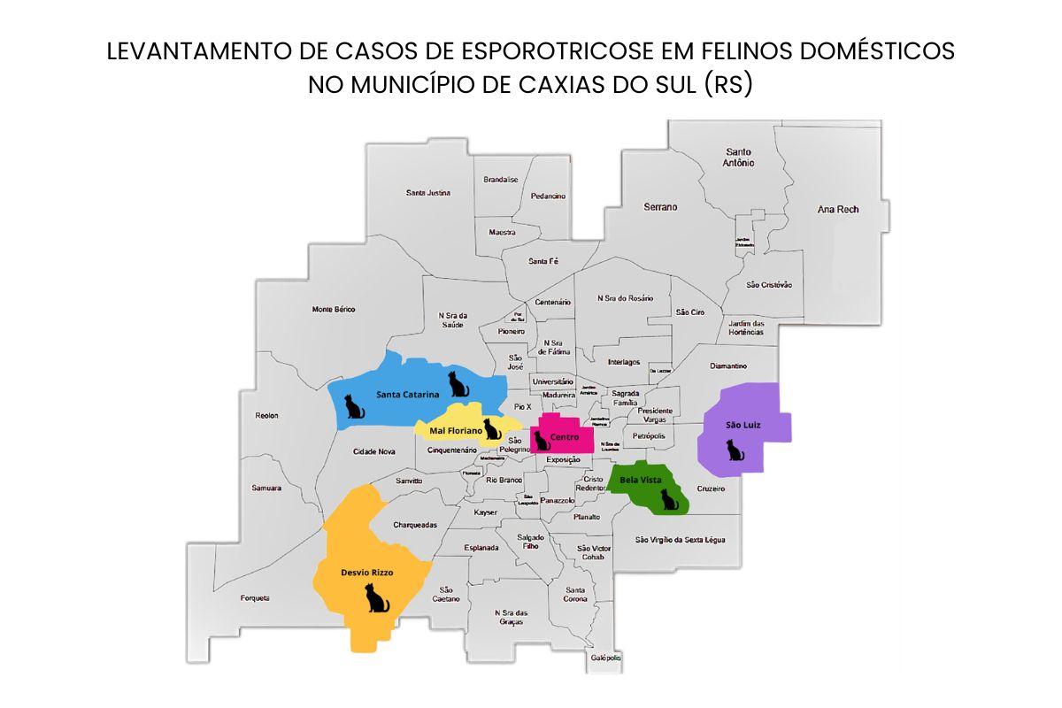 CASOS DE ESPOROTRICOSE EM FELINOS DOMÉSTICOS NO MUNICÍPIO DE CAXIAS DO SUL (RS)