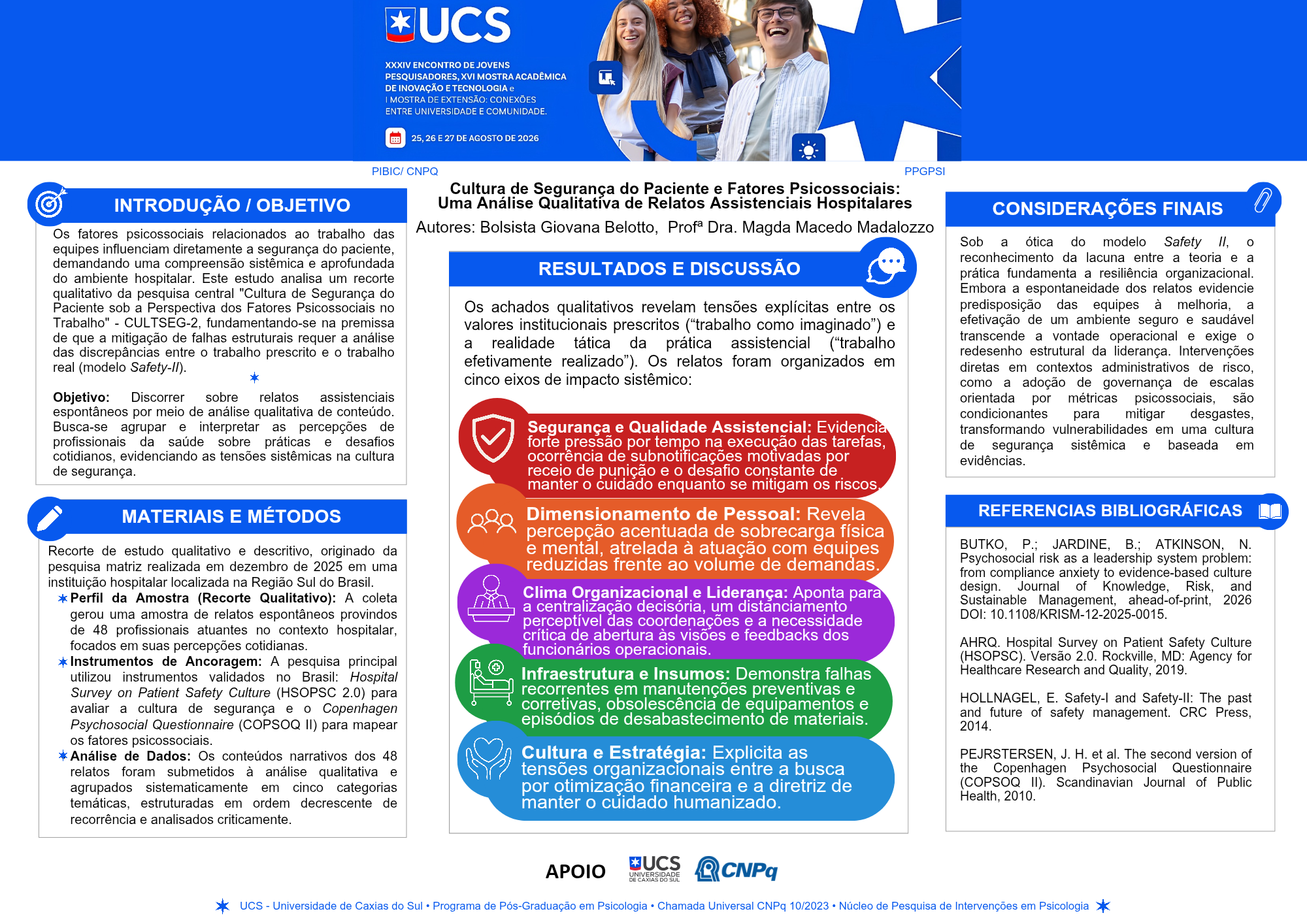 CULTSEG2: Uma Análise Qualitativa de Relatos Assistenciais Hospitalares