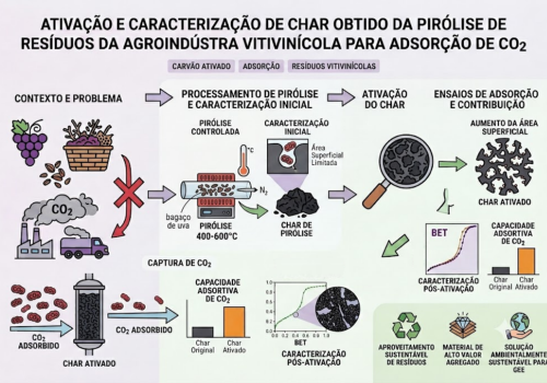 ATIVAÇÃO DE CHAR VITIVINÍCOLA PARA FINS DE ADSORÇÃO DE CO2