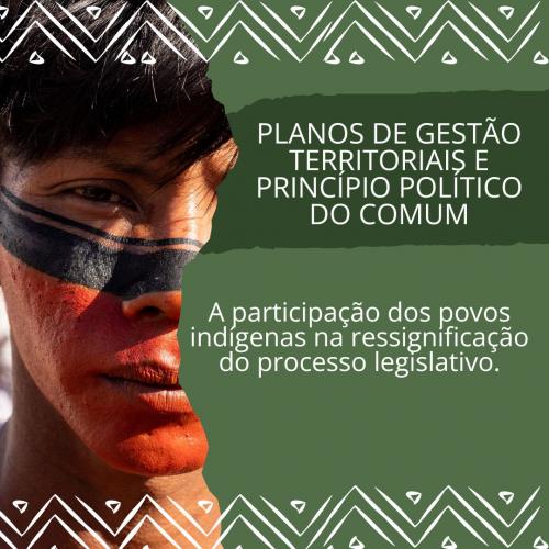 PLANOS DE GESTÃO TERRITORIAIS E PRINCÍPIO POLÍTICO DO COMUM