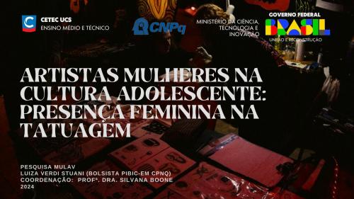 Artistas mulheres na cultura adolescente: presença feminina na tatuagem