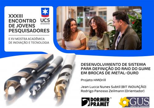 DESENVOLVIMENTO DE SISTEMA DE DEFINIÇÃO DO RAIO DO GUME EM BROCAS DE METAL-DURO