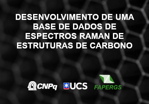 CRIAÇÃO DE UMA BASE DE DADOS  DE ESPECTROS RAMAN DE ESTRUTURAS DE CARBONO