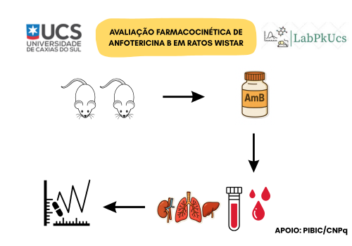 AVALIAÇÃO FARMACOCINÉTICA DE ANFOTERICINA B EM RATOS WISTAR
