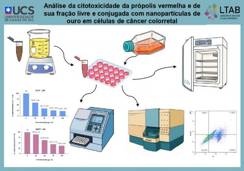 Citotoxicidade da própolis vermelha e nanopartículas de ouro no câncer CR